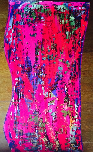 Irene Laksine large acrylic on PVC ref 3